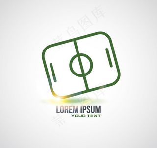 足球场示意图图片