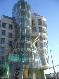 奧地利 捷克布拉格 特殊造型建筑图...