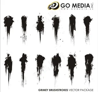 矢量创意墨迹cdr格式！！图片