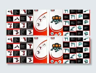 手电钻三折页图片