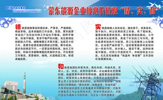 企业核心价值观图片