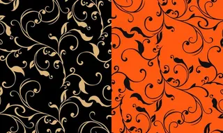 欧式藤缠花纹图片