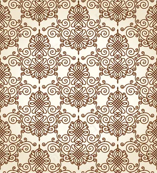 矢量素材古典中国结花纹背景