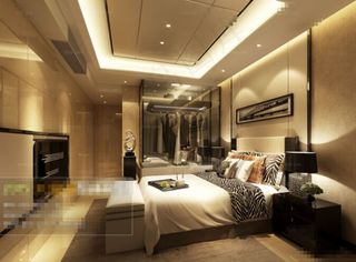 美式卧室效果图