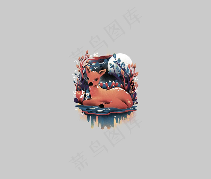 手绘涂鸦卡通图案