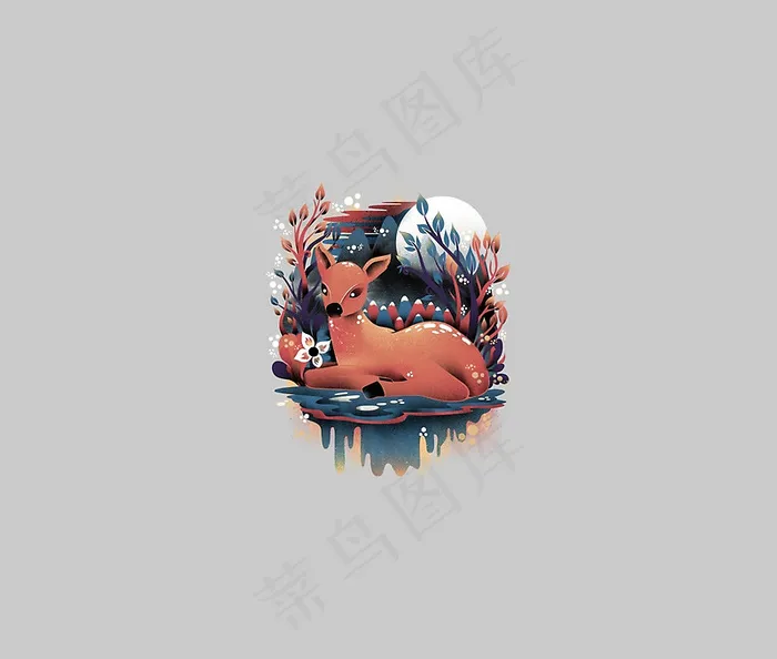 手绘涂鸦卡通图案