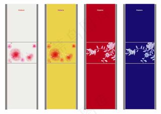 冰箱面板设计梦幻图案