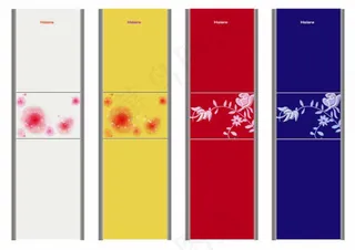 冰箱面板设计梦幻图案