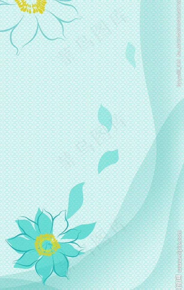 夏天花朵图片psd模版下载