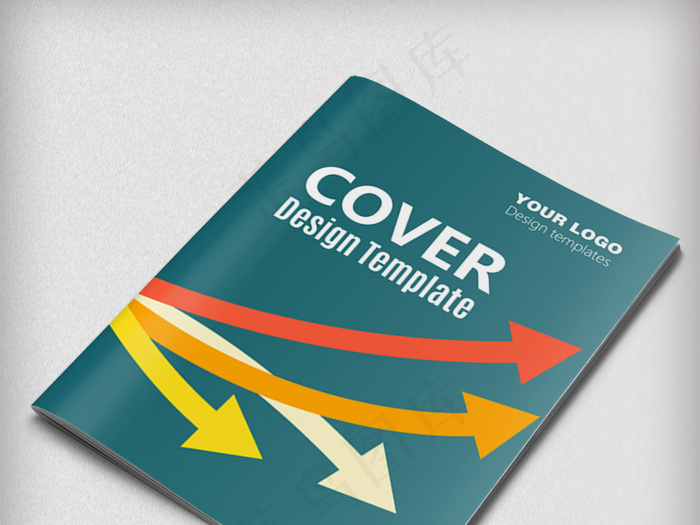 创意时尚线条简洁大气企业宣传画册封...