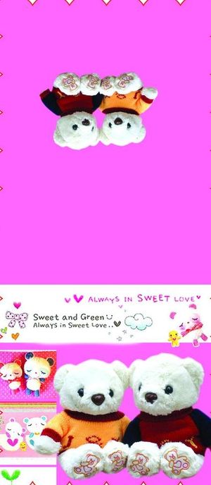 小熊卡通笔记本图片