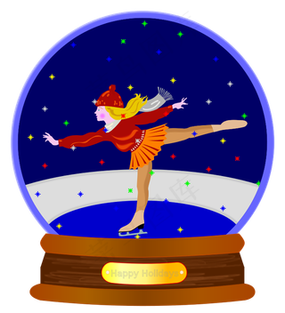 动画着色的雪球