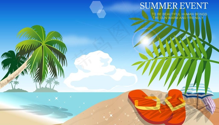 夏天风景素材图片