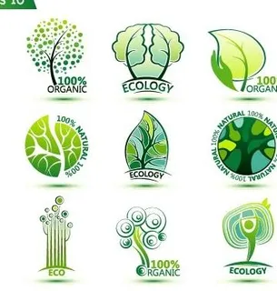 创作生态设计图形图标矢量