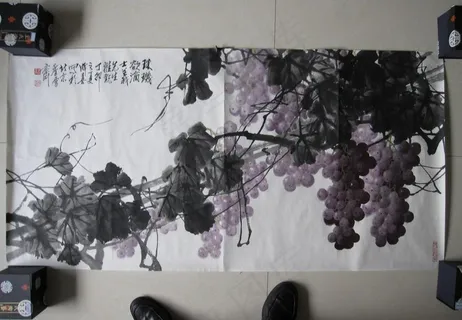 秦汉胡同展览艺术品国画图片