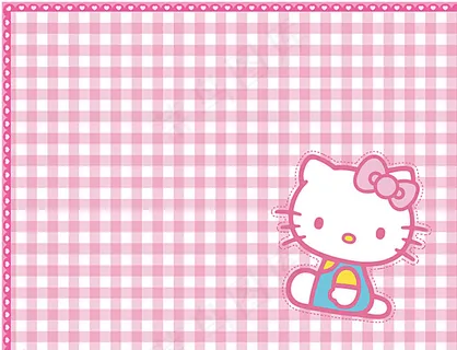 可爱凯蒂猫背景矢量素材图片
