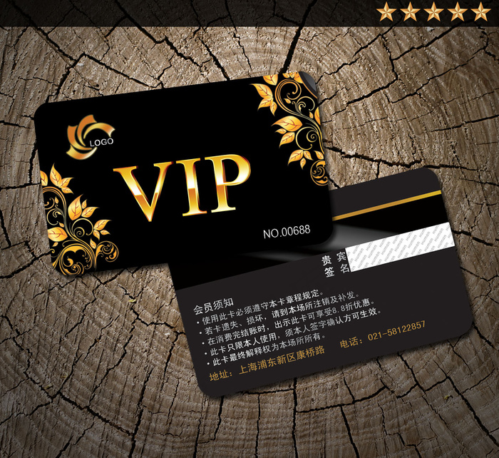 精美VIP卡模板设计 尊贵VIP卡...