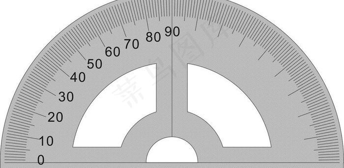 量角器图片cdr矢量模版下载