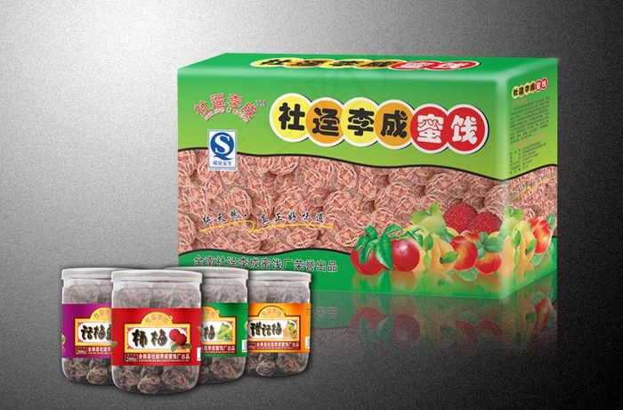 蜜饯包装图片cdr矢量模版下载