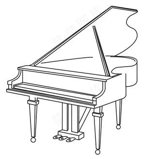 钢琴 三角钢琴图片