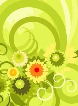 精美时尚植物花纹背景矢量素材055ai矢量模版下载
