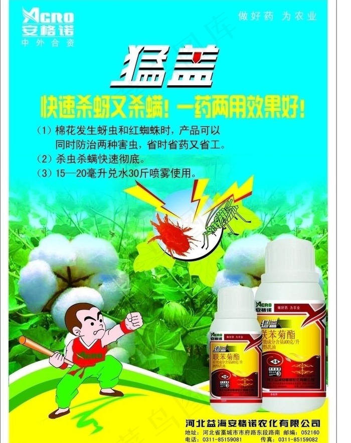 棉花药品彩页图片eps,ai矢量模版下载