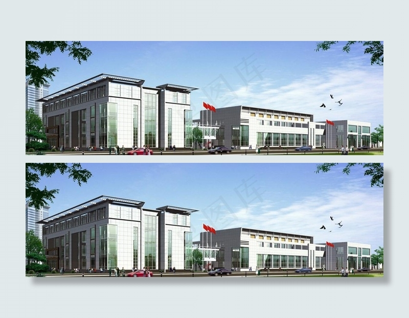 建筑外观效果图图片