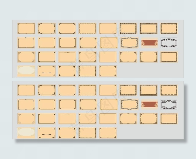 铭牌边框花纹图片