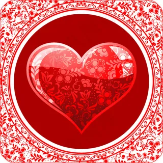 情人节爱心图案矢量素材