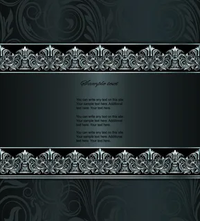 欧式花纹背景图片