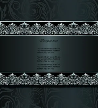 欧式花纹背景图片