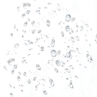 透明水滴水珠元素 透明水滴水珠元素