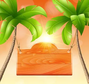 木板指示牌图片