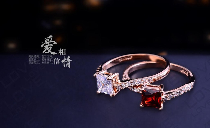 钻戒海报图片