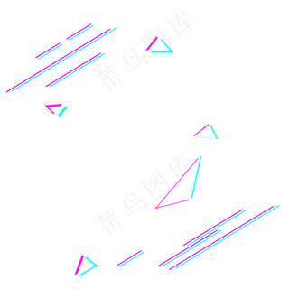 618电商故障风装饰,免抠元素