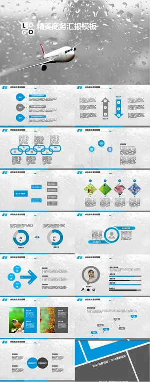 商务总结汇报PPT