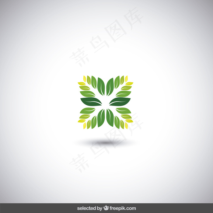 方生态标志ai矢量模版下载