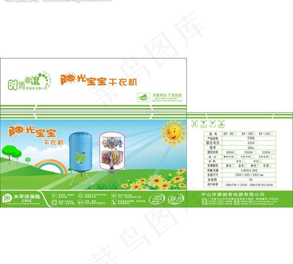 彩盒包图片cdr矢量模版下载