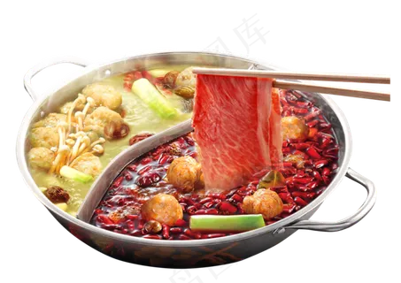 火锅美食食材海报设计PNG免扣素材