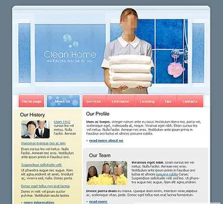 服务型公司flash网站模板