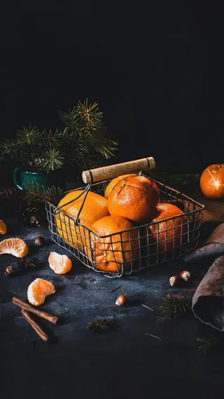 橘子高清摄影图片