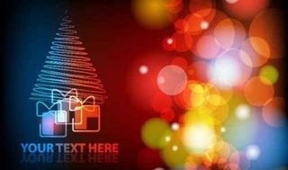 华丽的圣诞背景