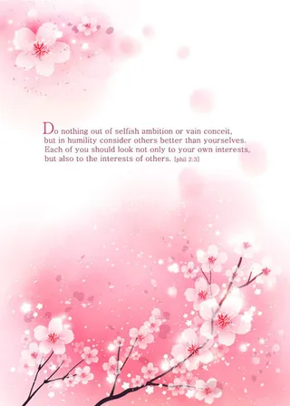 粉色梅花背景素材模板免费下载