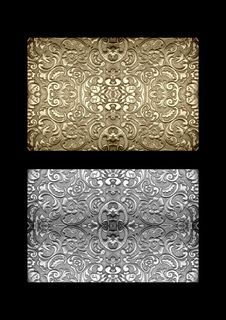 金属质感浮雕花纹背景