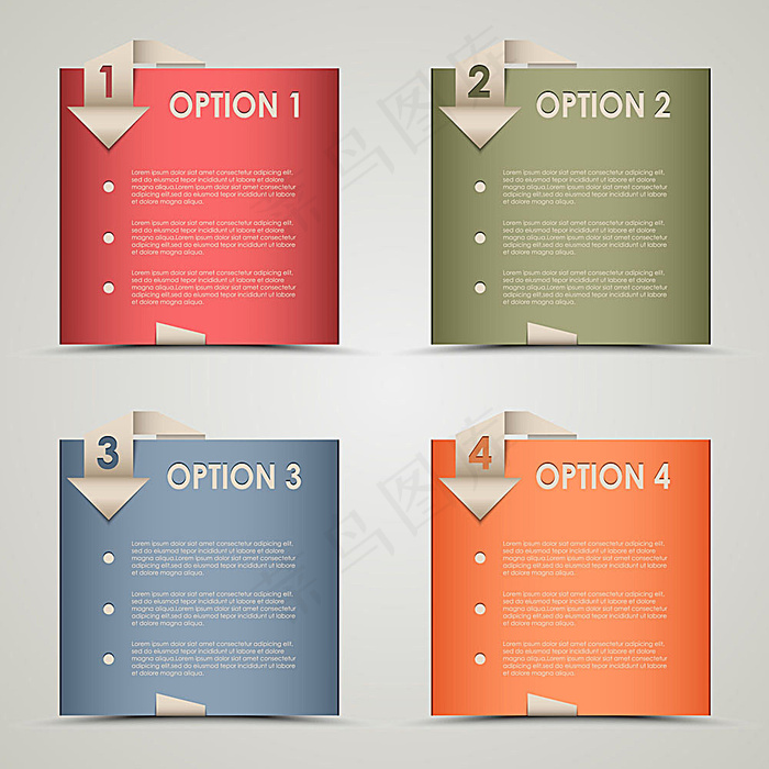 简洁式信息图标设计