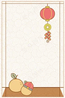 矢量扁平化节日喜庆手绘背景