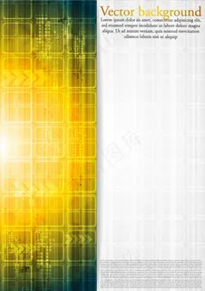 绚丽动感科技背景—矢量素材