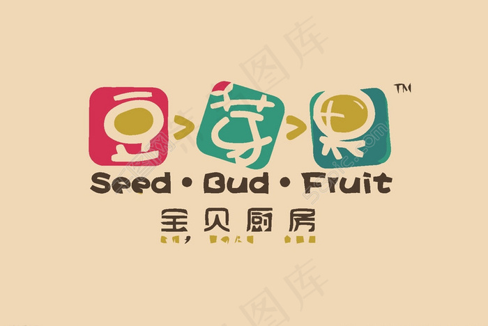 卡通logo图片ai矢量模版下载