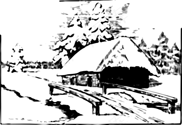 雪景的剪辑艺术