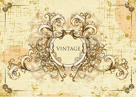 精美花边装饰的边框背景矢量素材 精美花边装饰的边框背景矢量素材